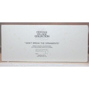 Dept 56 North Pole - Don't Break The Ornaments